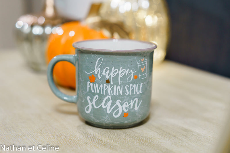 Happy Pumpkin Spice Season | Ceramic Marble Mug